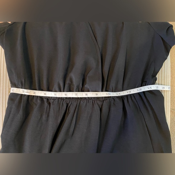 BloomChic Solid Black Tie Ruffle High-Low Dress (size 12-14) - Picture 4 of 4